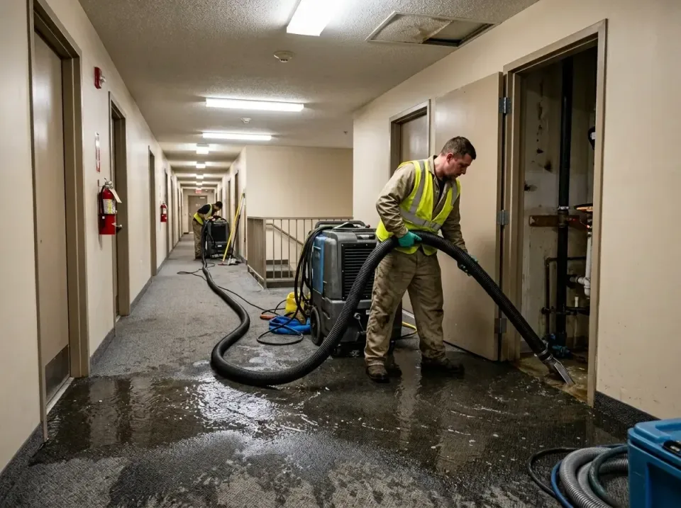 multi-unit-apartment-hallway-f-005 — frequently asked questions, Emergency Burst Pipe Water Extraction & Removal in Hollymea…